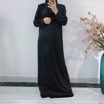 Eid Dubai Moslemi Maxi Kleit Pikk Khimar türgi Islami Kummardamine Rüü+hijab Abaya riided Tahke jilbab Riideid araabia Riided