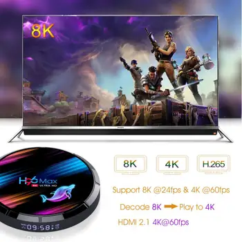 H96 MAX X3 8K 4K Smart Iptv Box Android digiboksi BT 4.0 4G+32GB 64GB Dual Sagedus WiFi Media Box Iptv Box-TV Vastuvõtjad