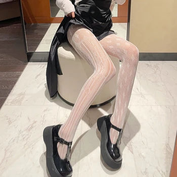 Harajuku Stiilis Võrk Retuusid Erinev Muster Klubi Kandma Partei Sukkpüksid Seksikas Aluspesu Cosplay Gooti Kostüümid Plaadile De Mujer