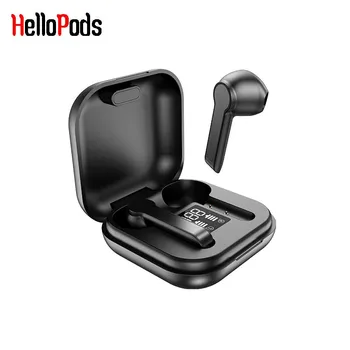 HelloPods LB 30 Kõrvaklapid 5.0 Bluetooth Wireless Touch Kõrvaklapid Veekindel Sport Müra Tühistamine Business Stereo LED Peakomplekt