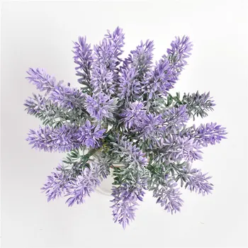 Hot müük 6tk/palju Romantiline Mini Plastikust Lavendel Käsitöö Lilled Pulm Kodu Võltsitud Lilled Kaunistamiseks tarvikud