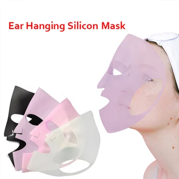 Hot Müük Silikoon Näo Mask Korduvkasutatavad Anti Kirtsutama V Kuju Nägu Pinguldav Geel Leht EarFixed