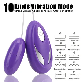 IKOKY G-spot Vibraatorid 10 Sagedus Vagiina Massager puldiga Kliitori Stimuleerimiseks Seksi Mänguasjad, Naiste Hüpata Muna Vibraator