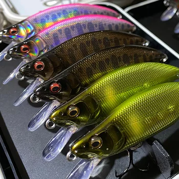 Jaapani Disain, Kõrge Kvaliteet Raske Kalapüügi Peibutis LEPAMAIM 46 mm 4g Hukku Lepamaim Oja Kalapüügi Lures Jaoks Ahven Haug Forell Bass