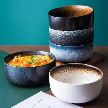 Jaapani stiilis keraamilised nuudel kausi restoran supp kaussi ramen toidu puuvili riis kaussi lauanõud restorani köök vahend