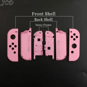 JCD Nintendo Lüliti JoyCon Asendamine Eluaseme Shell Puhul L R poola zlotti ZR SL SR ABXY Nupud Set NS Rõõmu-Con Töötleja