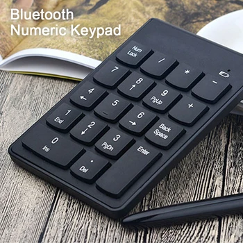 Juhtmevaba Digitaalne Mini Bluetooth Klaviatuur Sisseehitatud USB Vastuvõtja 18 Võtmed Numbriline Gaming Klaviatuuri Sülearvuti Notebook Teclado Sem Fio