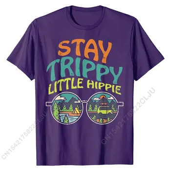 Jääda Trippy Väike Hipi Prillid Telkimine Suvel Laagris Kingitus-T-Särk Suvel Puuvill Mees, T-Särk Kohandatud Populaarne Tshirts