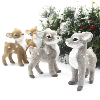 Jõulud Põhjapõdrad Põder Hirv Figuriin Micro Maastiku DIY Kodu Xmas Decor Kääbus Haldjas Garden Ornament Sisekujunduses Lapsed Kingitusi