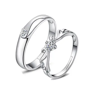 KEC9 s925 sterling silver ring naiste uued kaasamise ettepaneku ringi tsirkoon silver sõrmus