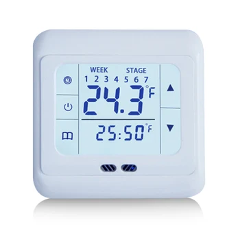 Kodu Thermoregulator Puutetundlik Kütte Termostaat Sooja Põranda Elektriküte Süsteemi Temperatuuri Kontroller