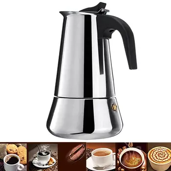 Kohvikann Roostevabast Terasest Filter Pliidi Peal Mocha Kohvi Pot Moka Itaalia Espresso Kohvimasin Percolator Vahend, Köögi -, Kontori -
