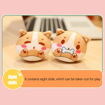 Kott 8pcs Suupiste Puding Pehme palus mänguasi Karu Kass Monster -, Plüüš-Padi Loominguline Anime Viska Padi Cartoon Nukk mänguasjad Lastele