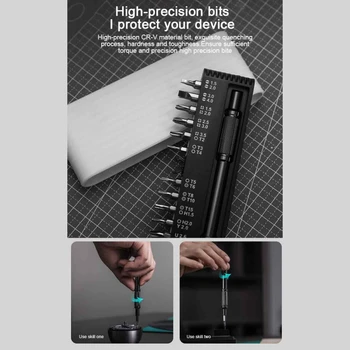 Kruvikeeraja Komplekt 25 1 Täppis-Magnet Bitti DIY Kerg kruvikeerajaga Set Mini Tool Puhul Smart Home PC Telefon Remont