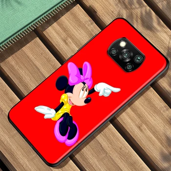 Kuum Miki Hiir Disney Xiaomi Poco X3 NFC M3 M2 X2 F3 F2 Pro C3 F1 Mi Mängida Mix 3 A2 A1 6X 5X Must Telefoni Juhul Katta
