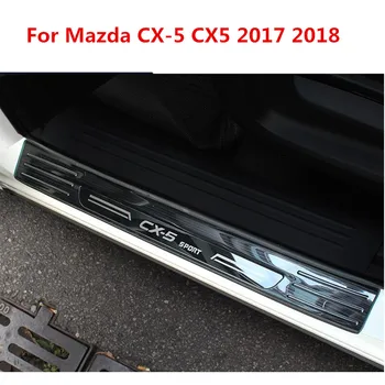 Kvaliteetne roostevabast terasest Lohistama Plaat Ukse Lävepakk Teretulnud Pedaali Jaoks Mazda CX-5 CX5 2017 2018 2019 2020 Car Styling