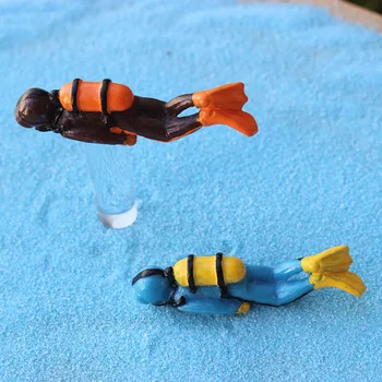 Kääbus Ookeanide Stseeni Mudel Figuriin Veealuse Maailma Mere Uurida Sukeldujad Ookeanide Teenetemärgi Tegevus Arvandmed Mänguasjad 3D
