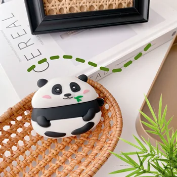 Kõrvaklapid Juhtudel Apple AirPods 1 2 3 Pro Laadimise Soft Silicon Cover Traadita Bluetooth-3D Panda Armas Juhul