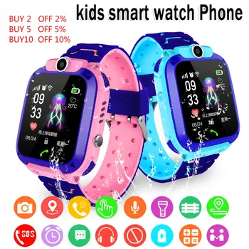 Laste Smart Watch Lapsed Vaata Telefon Smartwatch Poisid Tüdrukud Koos Sim-Kaardi Foto Veekindel IP67 Kingitus IOS Android