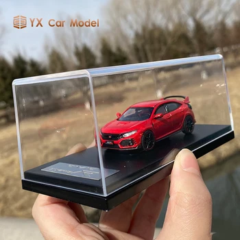 LCD-die-casting auto mudel Type-R fk8 1:64 sulamist simulatsiooni auto mudel (väike kingitus) auto kaunistamiseks, väikesed auto mudel