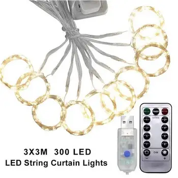 Led Light String Vanik USB Led Riba puldiga Kodu Aias Akna Festibal Pulmapidu Uus Aasta Väljas Decor Light