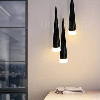 LED trepikoda Põhjamaade kaasaegne minimalistlik duplex villa elutuba loominguline trepikoda lamp pikk ripats lamp
