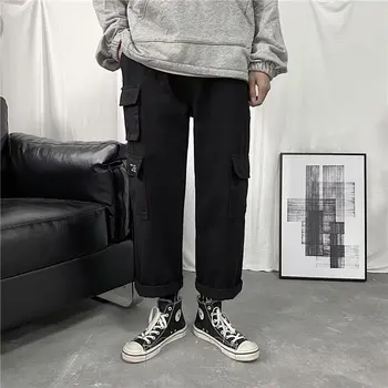 Meeste 2020Casual Joggers Meeste Hip-Hop Harajuku Haaremi Püksid Streetwear Kevadine Vintage Mees Lasti Püksid