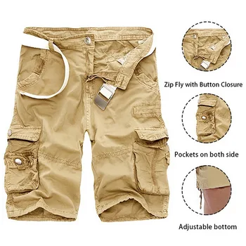 Mehed Klassikaline Tactical Püksid Uuendatud Veekindel Kiire Kuiv Multi-tasku Lühikesed Püksid Õues Jahindus Kalapüük Sõjalise Kauba lühikesed Püksid