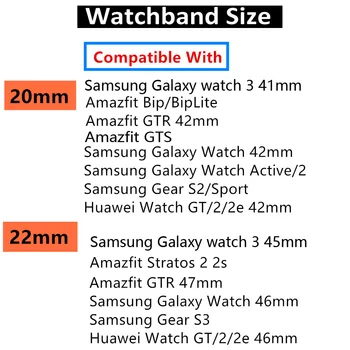 Milanese Aasa Samsung Galaxy vaata 3 41mm 45mm/Aktiivne 2 46 mm/42mm Käik S3 Piiril 20mm 22mm käevõru Huawei GT/2/2e bänd
