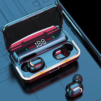 Mini Stereo Sport mobiiltelefon nupp digitaalne ekraan lahe telk TWS traadita Bluetooth-peakomplekti 5.1 sport in-ear