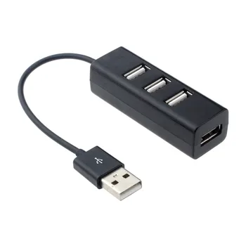 Mini USB 2.0 Hi-Speed 4-Port Splitter Hub Adapter PC-Arvuti A8