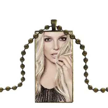 Mood Klaas Kivi Ümber Kaelakee Koos Naiste Avaldus Ripats Ristküliku Kaelakeed Ehted Lastele Helmed Seksikas Britney Spears