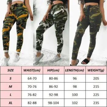 Naiste Kamuflaaž Pikad Püksid Camo Lasti Vabaaja Püksid Suve Püksid Sõjalise Armee Võidelda Sport, Mood Riided