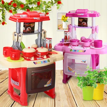 [Naljakas] Play maja mänguasi 22pcs/set baby mini köök punktis cookhouse set mänguasi lõbus cooking mäng tööriistad Teeselda, mängivad lapsed, parim kingitus