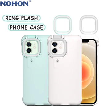 Nohon Ringi Flash Telefon Case For iPhone 12 Pro Max 11 X-XR, XS 7 8 Plus 
