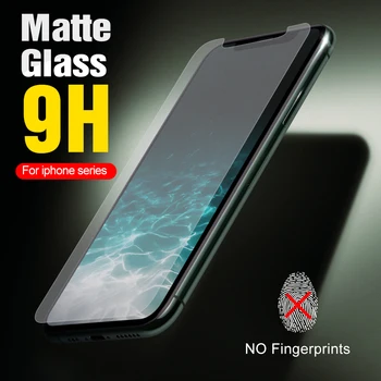 Nr Sõrmejälje Matt Karastatud Klaas iphone 11 Pro Max XS MAX XR X 7 8 Plus 6S 6 Pluss Jäätunud kaitsekile ifone 11 11pro