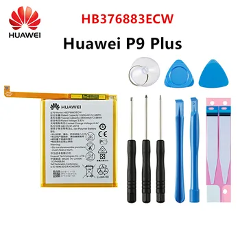 Orginaal Huawei HB376883ECW 3400mAh Aku HUAWEI 9 Ph Plus Mobiiltelefonide Akusid+Tööriistad