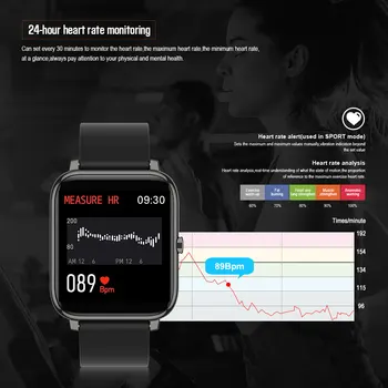 P22 Smart Vaadata Meeste ja Naiste Südame Löögisagedus, vererõhu Seire Fitness Tracker Käevõru SmartWatch ios Android PK B57 IWO