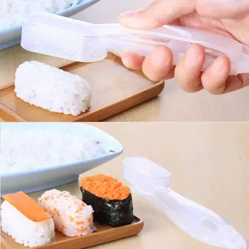 Plastikust Jaapan Nigiri Sushi Hallituse Rice Ball Maker Mitte Jääda Ristkülikukujuline Riisi Palli Hallituse Käes Hoides Pressitud Riisi