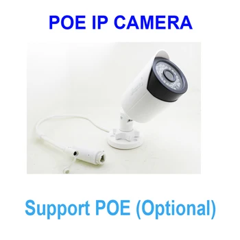 POE 48V Valve Kaamera 5MP IP Kaamera Audio Bullet Väljas Veekindel CCTV Kaamera Onvif Infrapuna Kaugjuhtimispult Vaadata H. 265 JIENUO