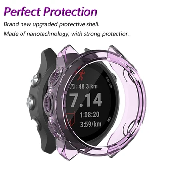 Protective Case For Garmin Forerunner 245 / 245M kvaliteetsest TPU Kate Slim Smart Watch Kaitseraua Kest Eelkäija 645 / 645M