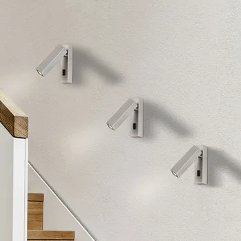Põhjamaade Seina Lamp Reguleeritav LED seinavalgusti Silmade Kaitseks Lugemise Uuringu Lamp Siseruumides Väljas Kodu Trepid Magamistoas voodi kõrval Hele