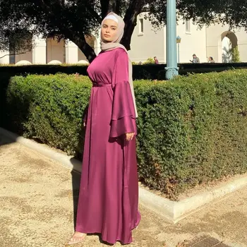 Ramadan Seal Kaftan Dubai Abaya Türgi Moslemi Naiste Hijab Kleit Islam Kauhtana Marocain Kleidid Vestidos Rüü Longue Femme Musulmane