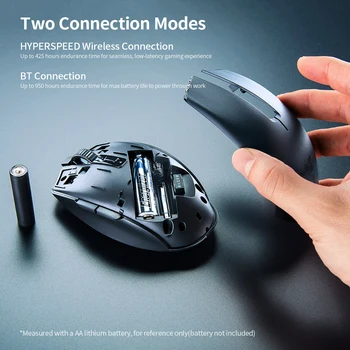 Razer Orochi V2 Wireless Gaming Mouse Kaasaskantav Ultra-kerge Hiirt, Toetab BT&Razer Hyperspeed Traadita Ühendus