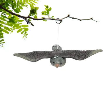 Realistlik Flying Lind Öökull tiivad Lihtsam Ladustamise Falcon Tuvi Peibutamist Kahjurite Tõrje Aias Hernehirmutis Ornament