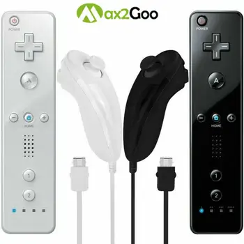 Remote Nunchuck Combo Töötleja Määratud Stabiilne Ühendus Tundlik, Paindlik, Mitte-libisemine Kõlar Vibratsiooni Nintendo Wii Wii U
