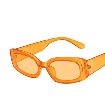 Retro Väike Ristkülik Päikeseprillid Naistele 2021 Luksus Brändi Disainer Päikeseprillid Meestele Vintage-Moe Steampunk Lunettes Oculos