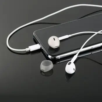 Silikoon Kõrvaklapid juhul Kõrvapadjakesed iphone5 5s 6 6plus 6s 6splus 7 In-Ear Airpod Earbuds Vihjeid eartips Earplug Kõrvatropid