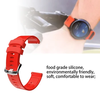 Sport Silikoon Watch Band Fitness Käevõru Silikoonist Rihm Asendaja Garmin/HUAWEI/Samsung 20mm,Sky Blue