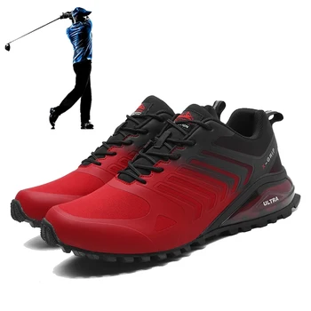 Stijl Mannen Sport Golf Schoenen Waterdichte Golf Wandelschoenen Tossud Voor Mees Jongens Professionele Spikeless Golf Schoen
